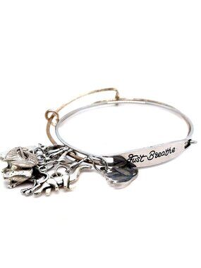 Just‎ Breathe & Animal Charms Bracelets (c1)